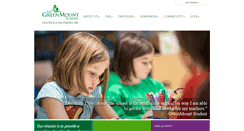 Desktop Screenshot of greenmountschool.org